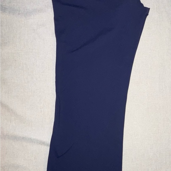 Classic Blue Elastic Waist Capris - Picture 5 of 8